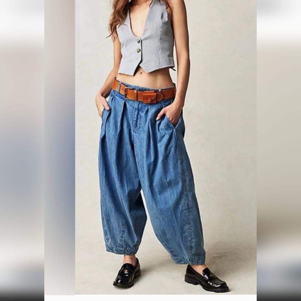 We The Free Indigo Denim Pants